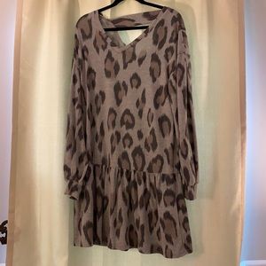 Soft print dress! Comfort and style!